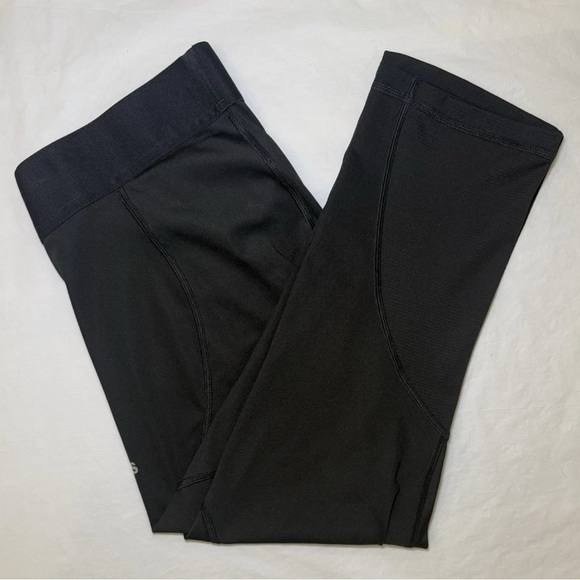 Adidas Base Layer Women Sz L Black Alphaskin Aeroready Capri Legging Compression - Picture 4 of 4